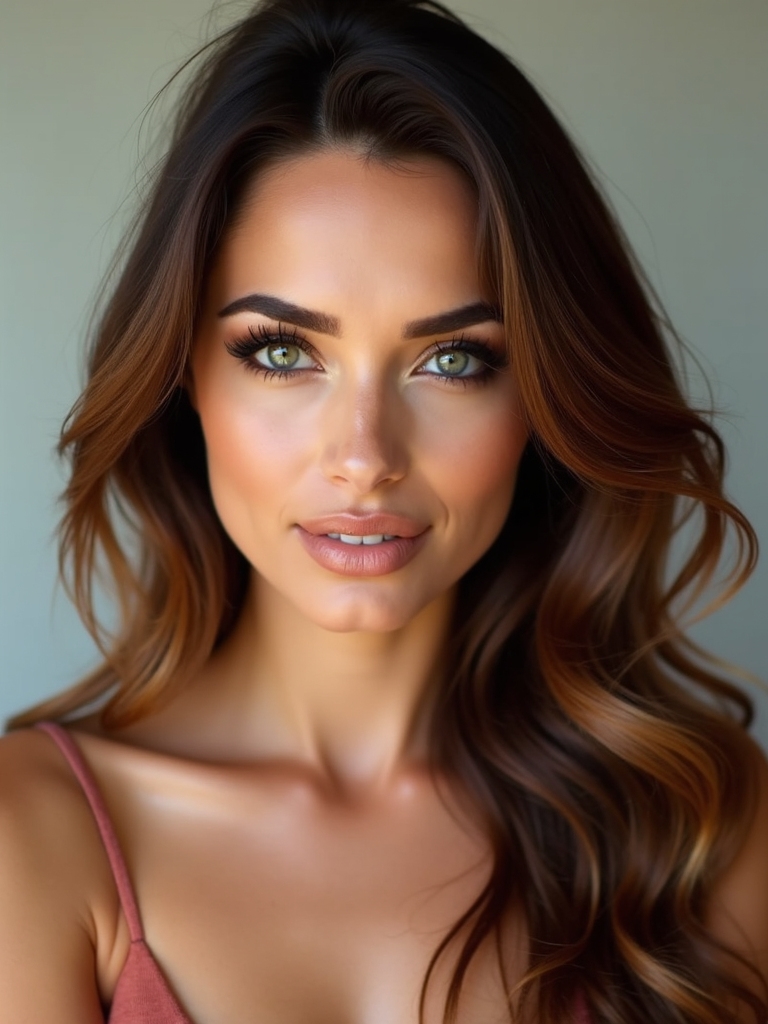 brunette summer glow enhancements