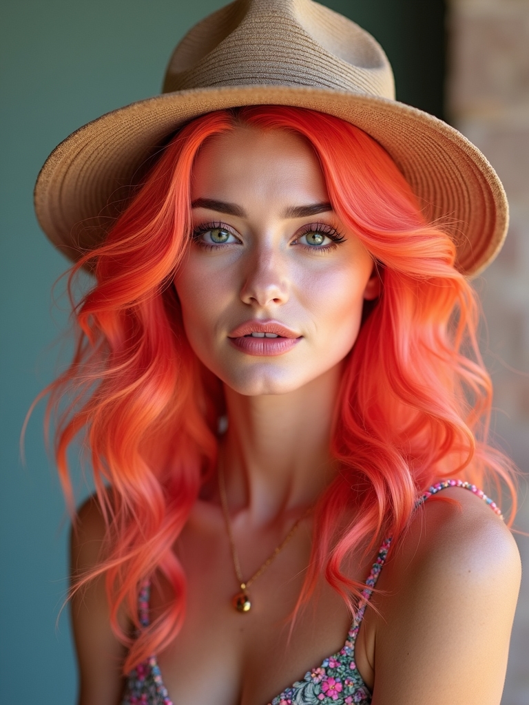 colorful refined accessory coordination