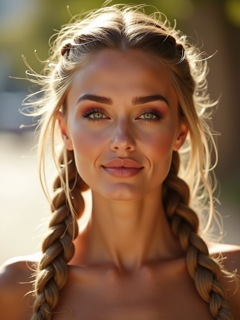 comfortable low muss summer braids