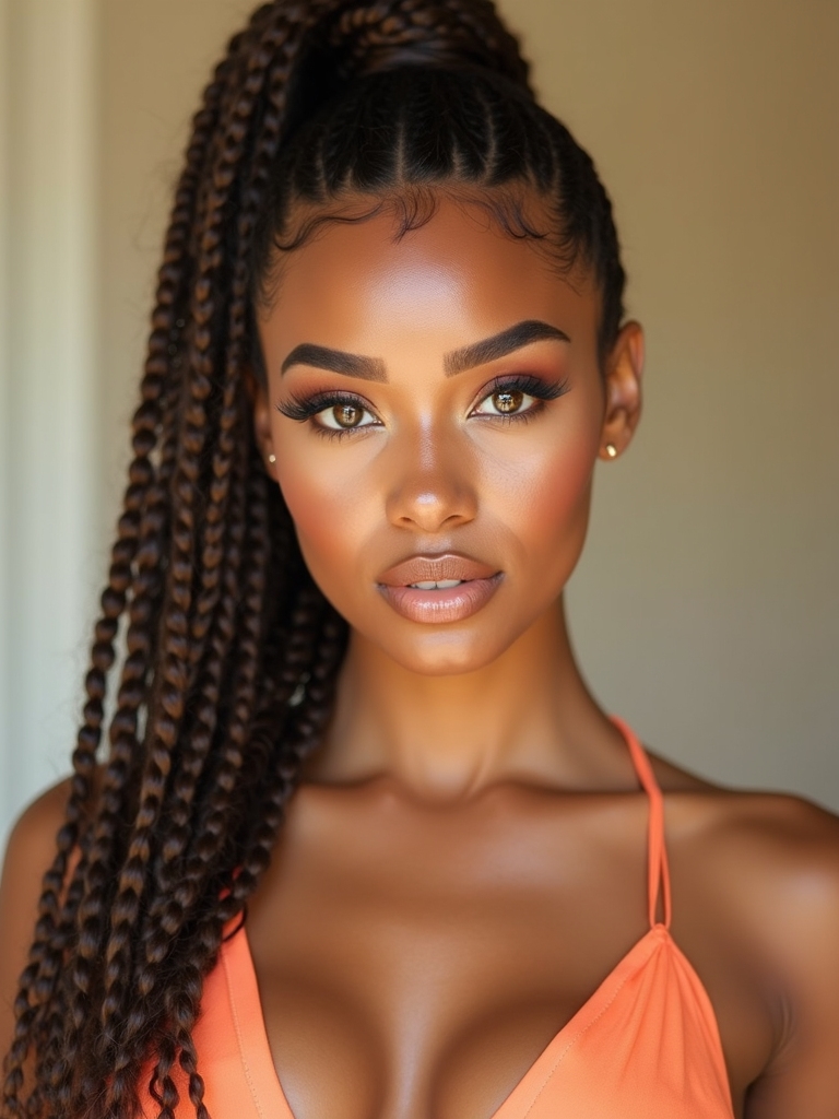 effortless braided ponytail perfection