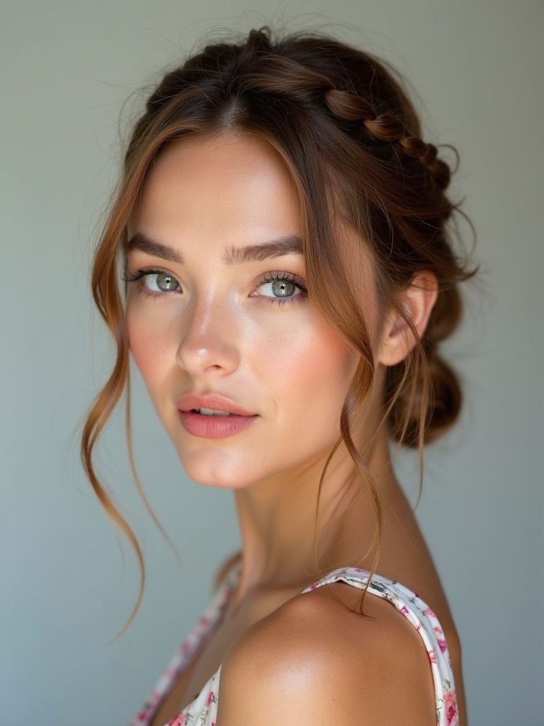 effortless chic low pony