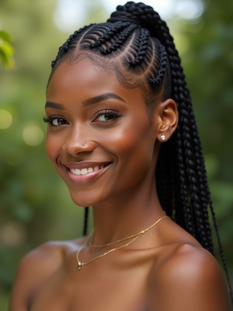 effortless stylish braided beauty