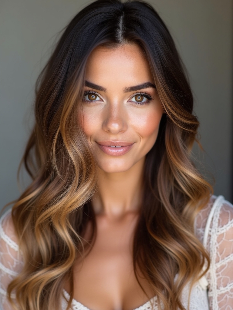 effortless sun kissed balayage glow