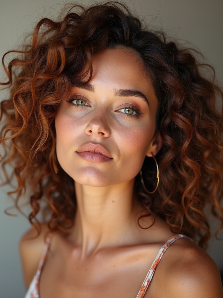 enhance curls with color
