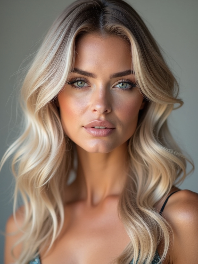 face framing highlights for dimension