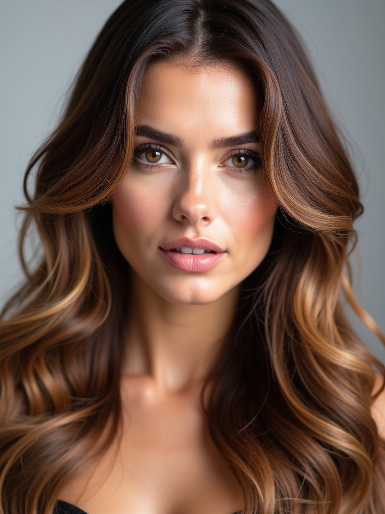 face framing highlights for enhancement