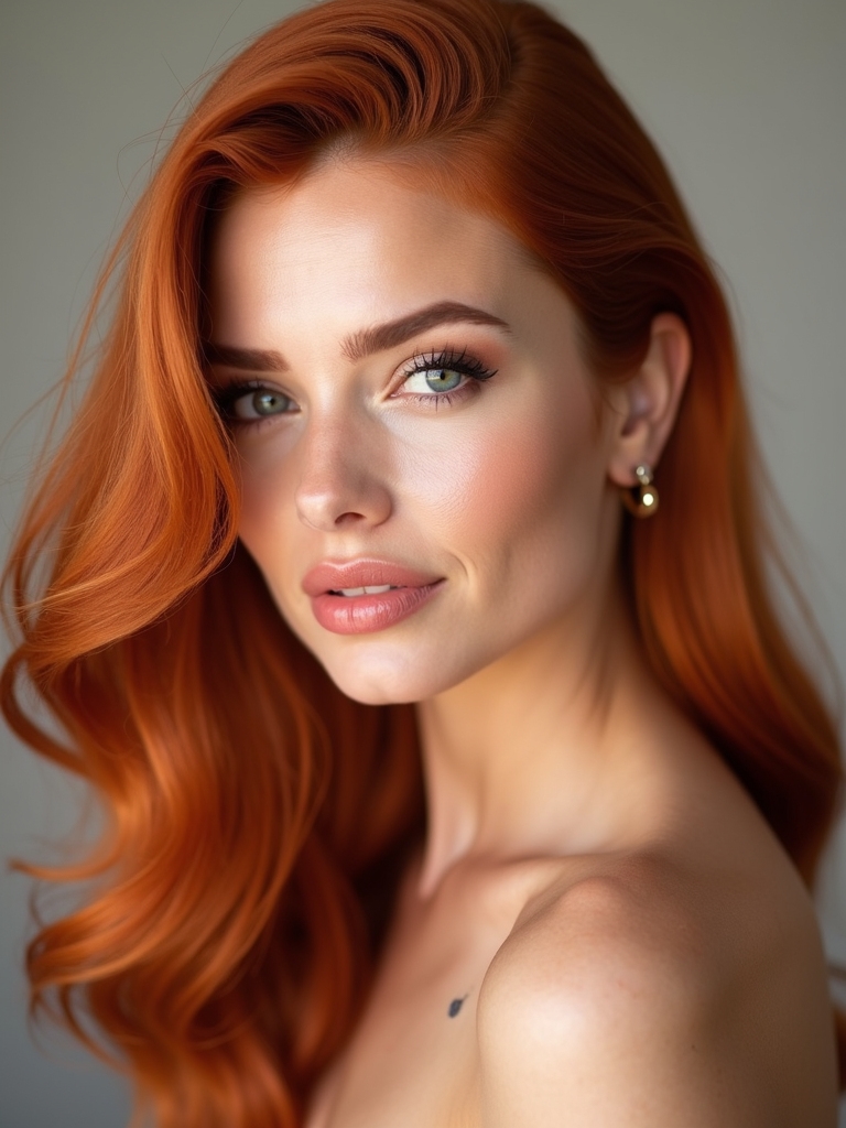 face framing red shades