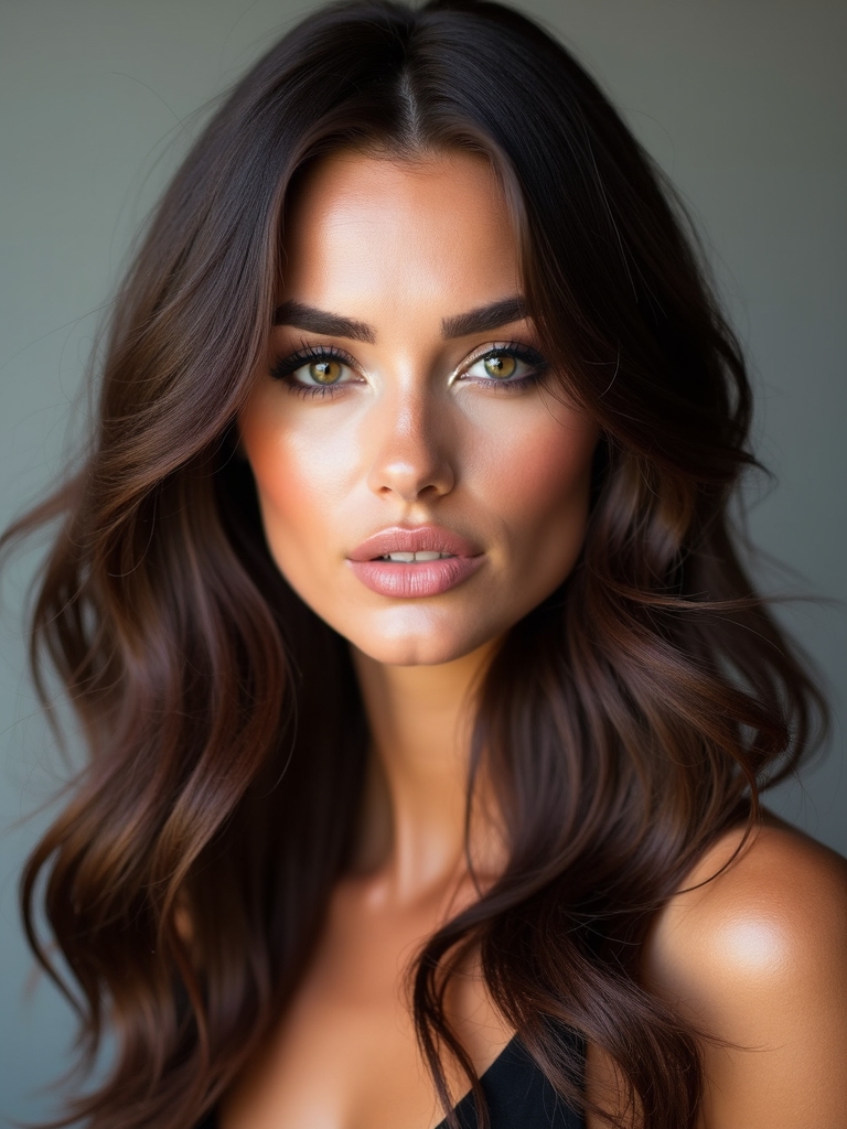face framing sun kissed highlights