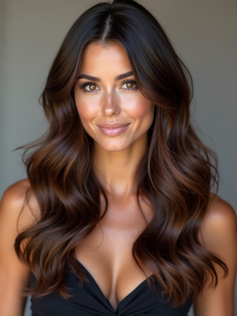 glossy caramel chocolate blend