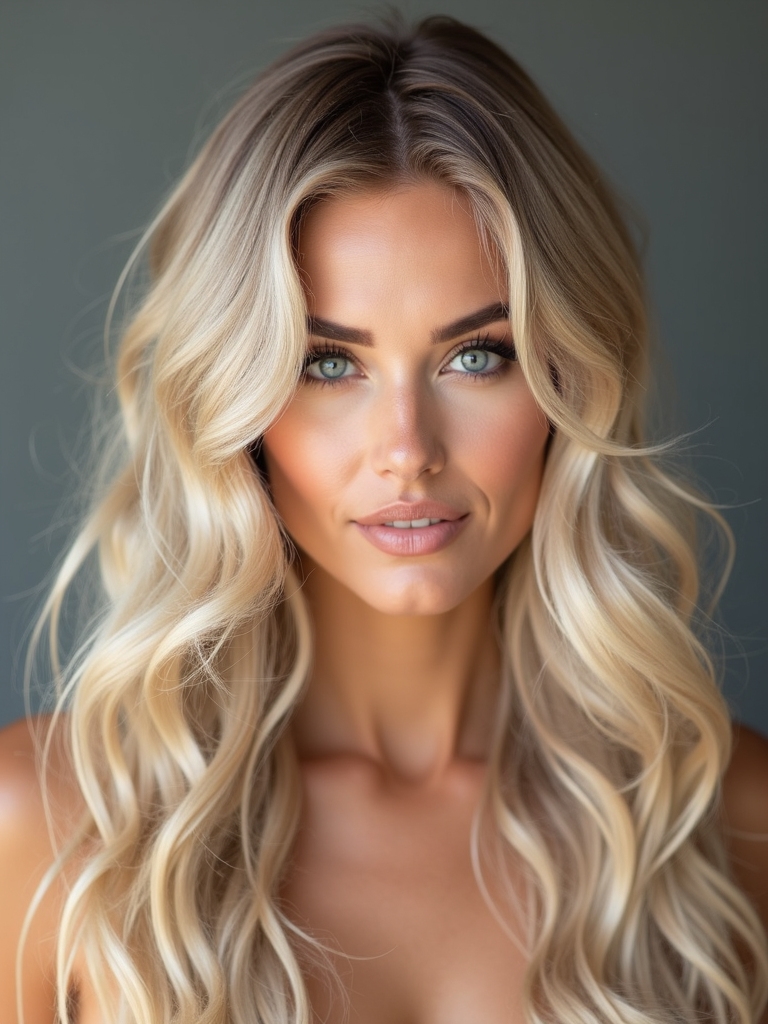 natural roots and highlights