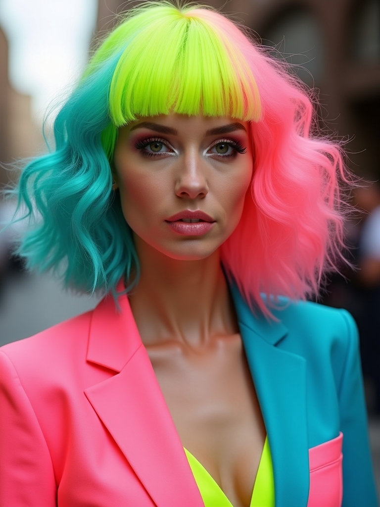 neon accents bold balance