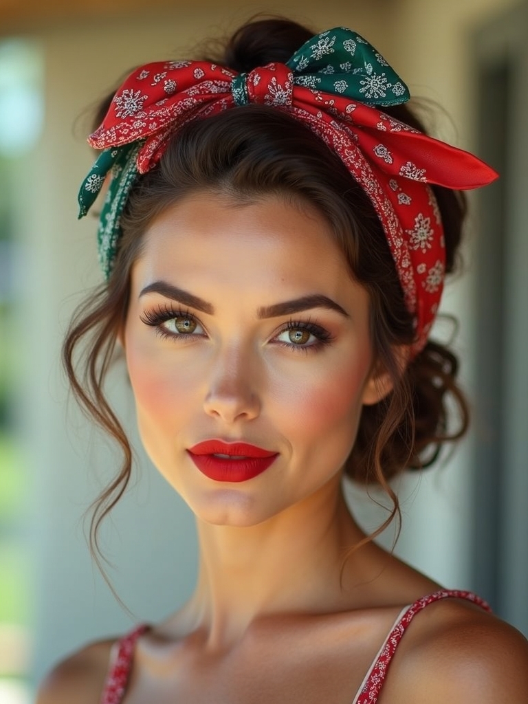 retro glam meets modern chic