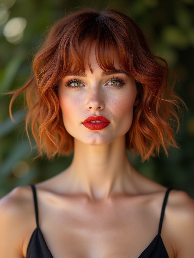 rich copper summer hues