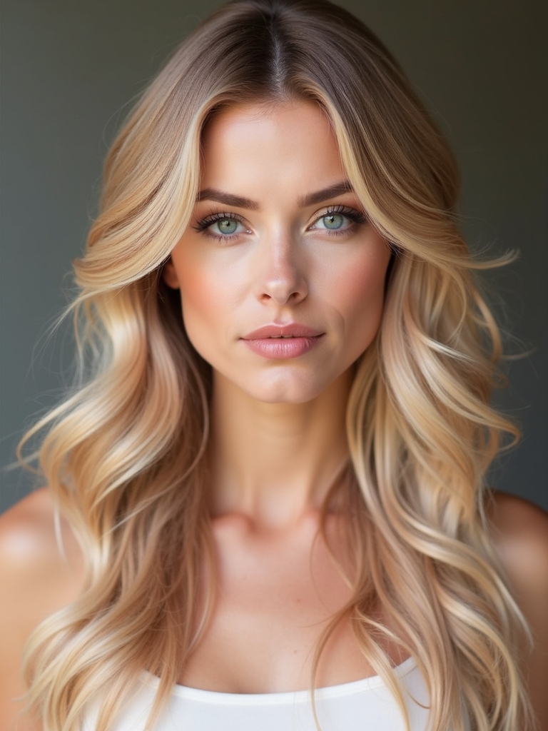 rose gold romantic hair glow