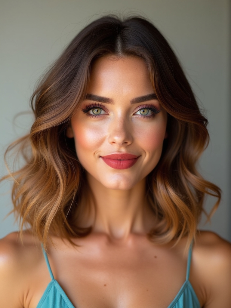 sculpted top flowing ends