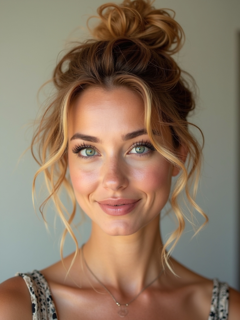 secure long lasting messy topknot