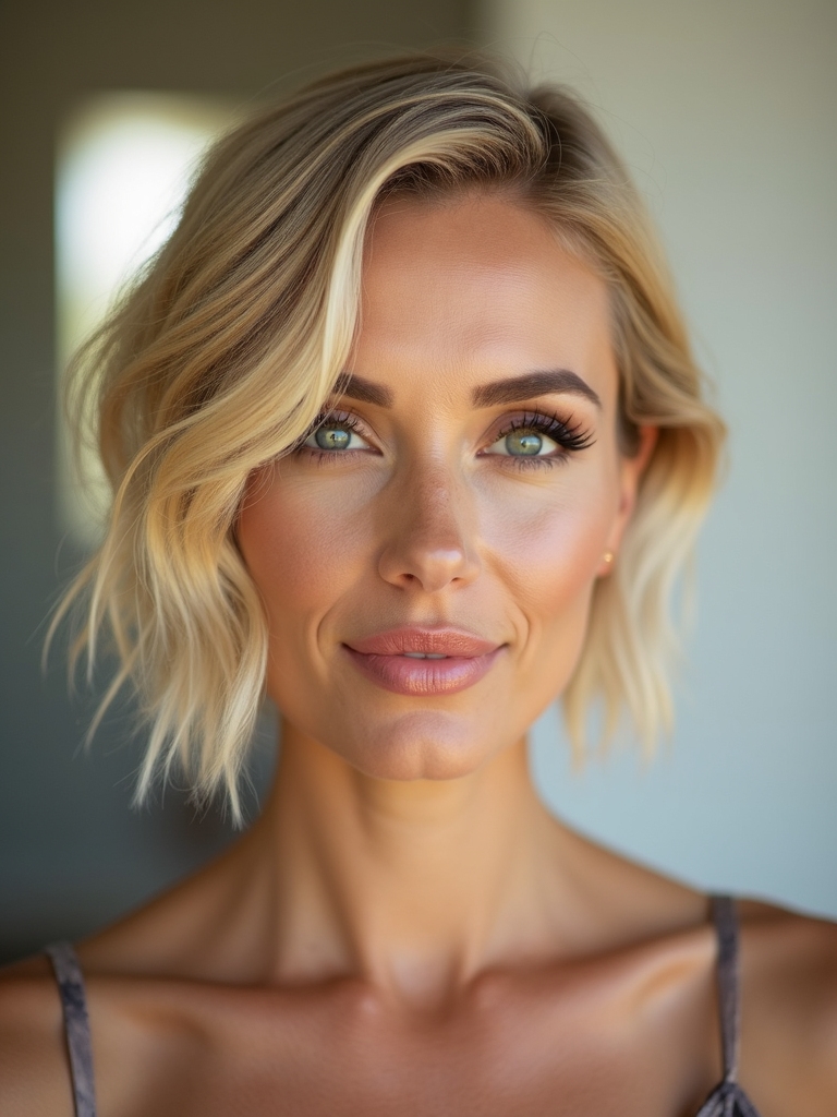 sleek summer hair routine