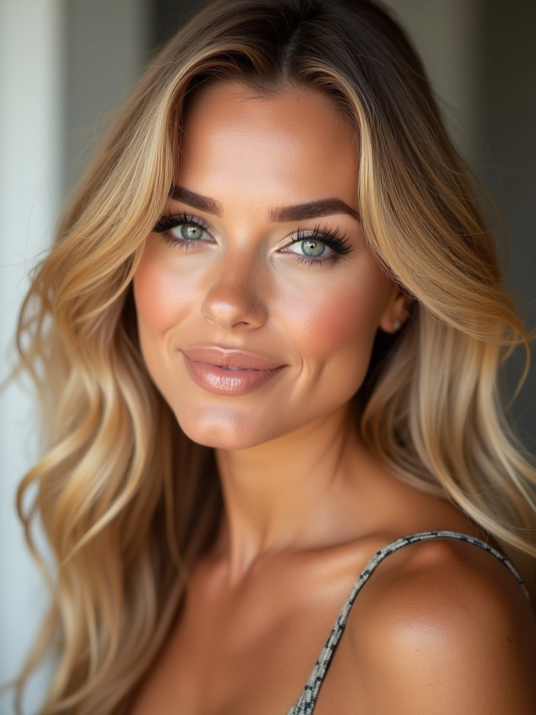 soft sun kissed balayage highlights