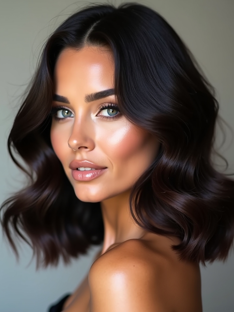 spring dark hair inspiration