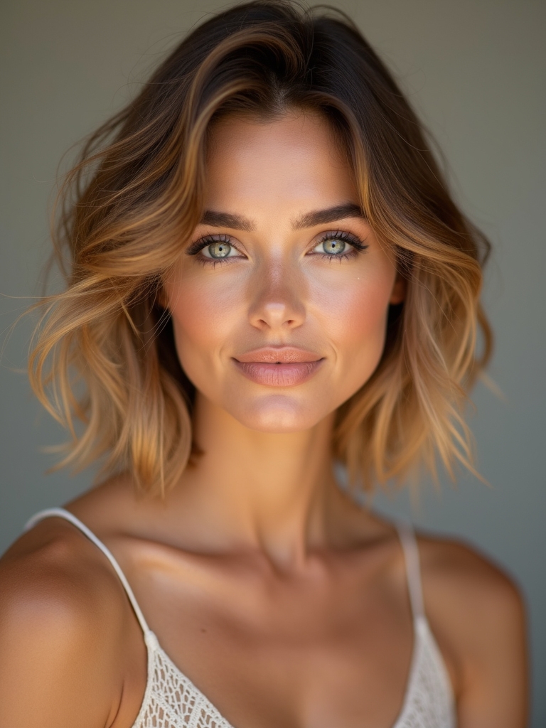 sun kissed balayage warmth technique