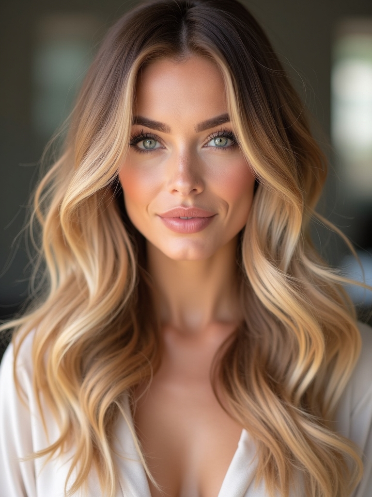 sunlit balayage hair transformation