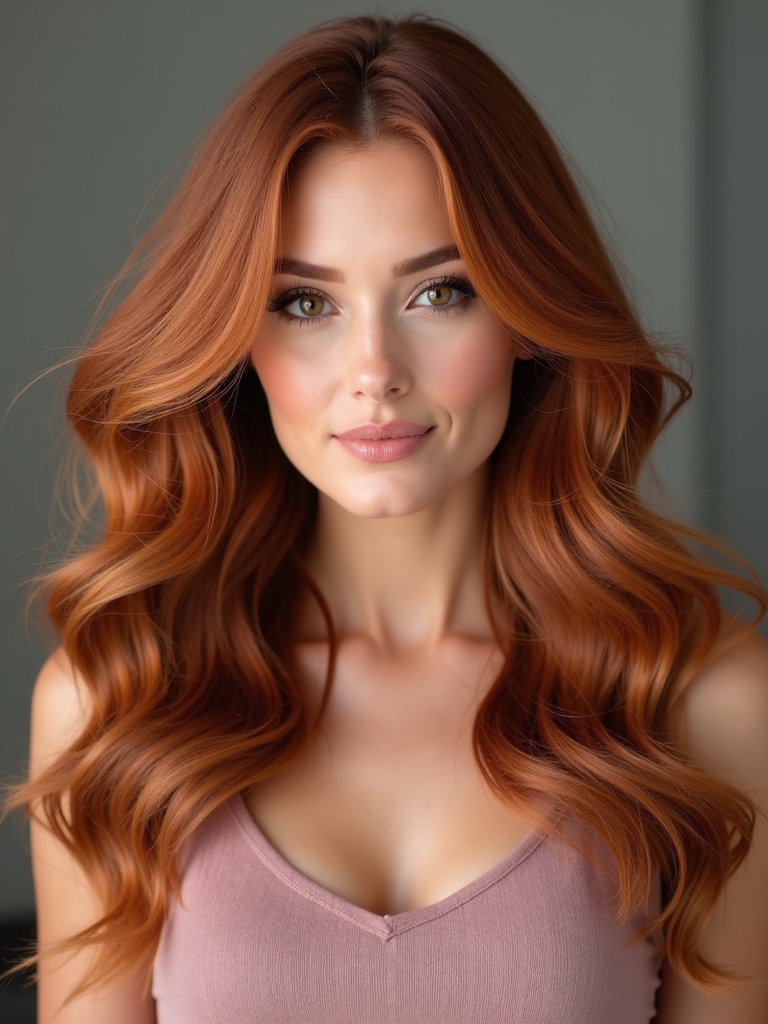 vibrant dimensional copper hues