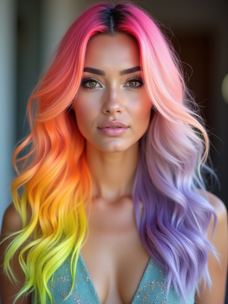 vibrant hair color choices