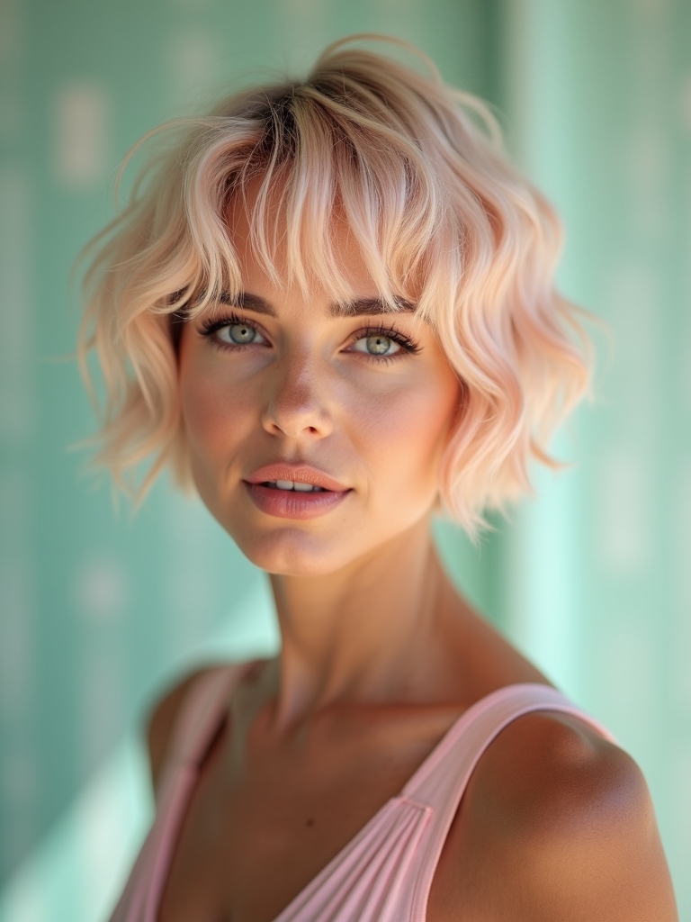 vibrant playful pastel hues