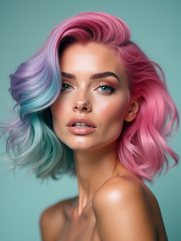 vivid bold hair colors