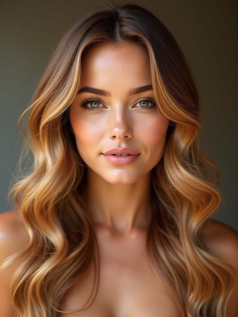 warm golden hair shades